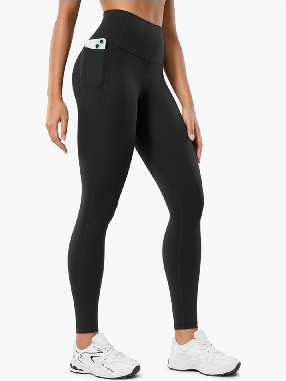 CRZ YOGA High-Waist Pocket Leggings in Black